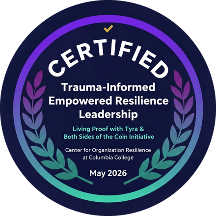 Certified by the Center for Organization Resilience at Columbia College